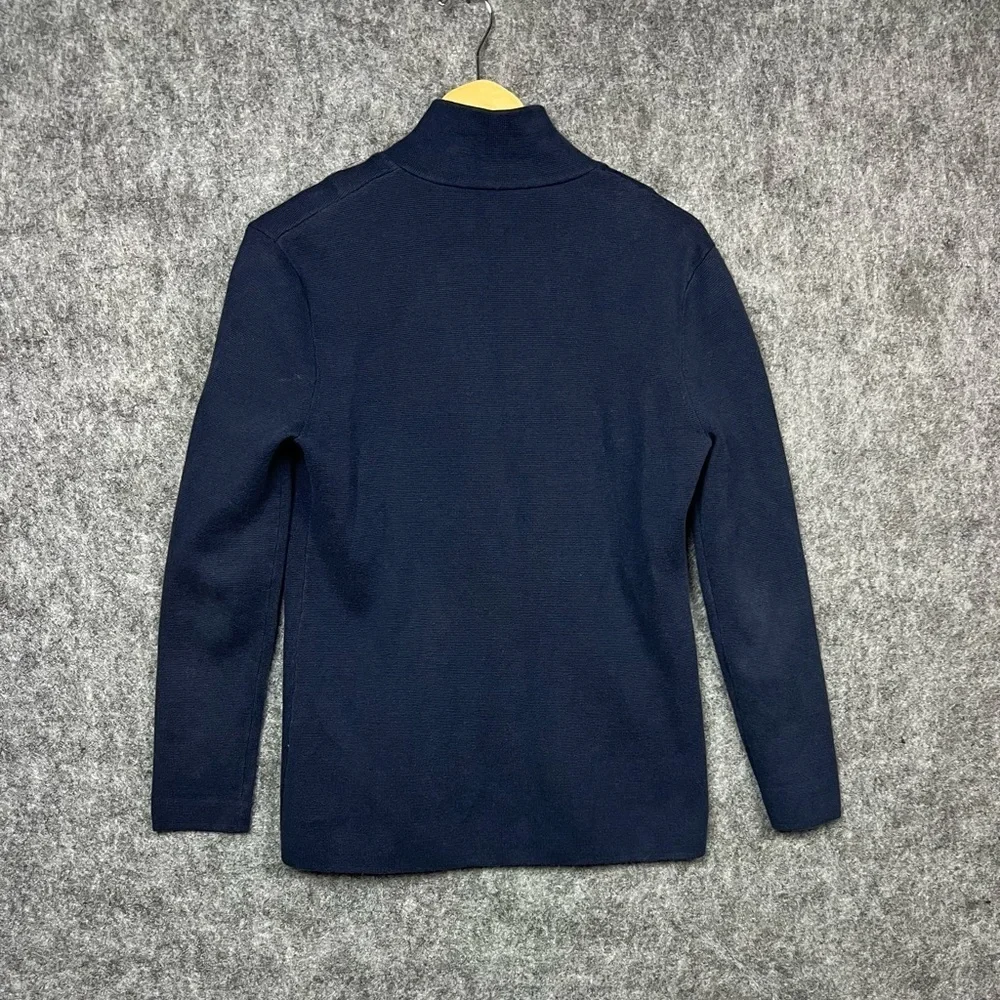 J.Crew Mercantile‎ Navy Blue Cotton Knit Blazer / Cardigan Women’s Size Small